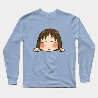 sleepy osaka peeker Long Sleeve T-Shirt